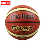 2025 Molten Basketball Official Size 7/6/5 PU Material Indoor Outdoor Men Ball Training Match Game Team Original Baloncesto