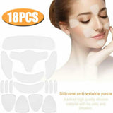 16/18PCS Silicone Anti-wrinkle Patch Skin Care Sticker Pad Suit Firming Wrinkle-removing Anti-wrinkle Beauty Patch For Chest