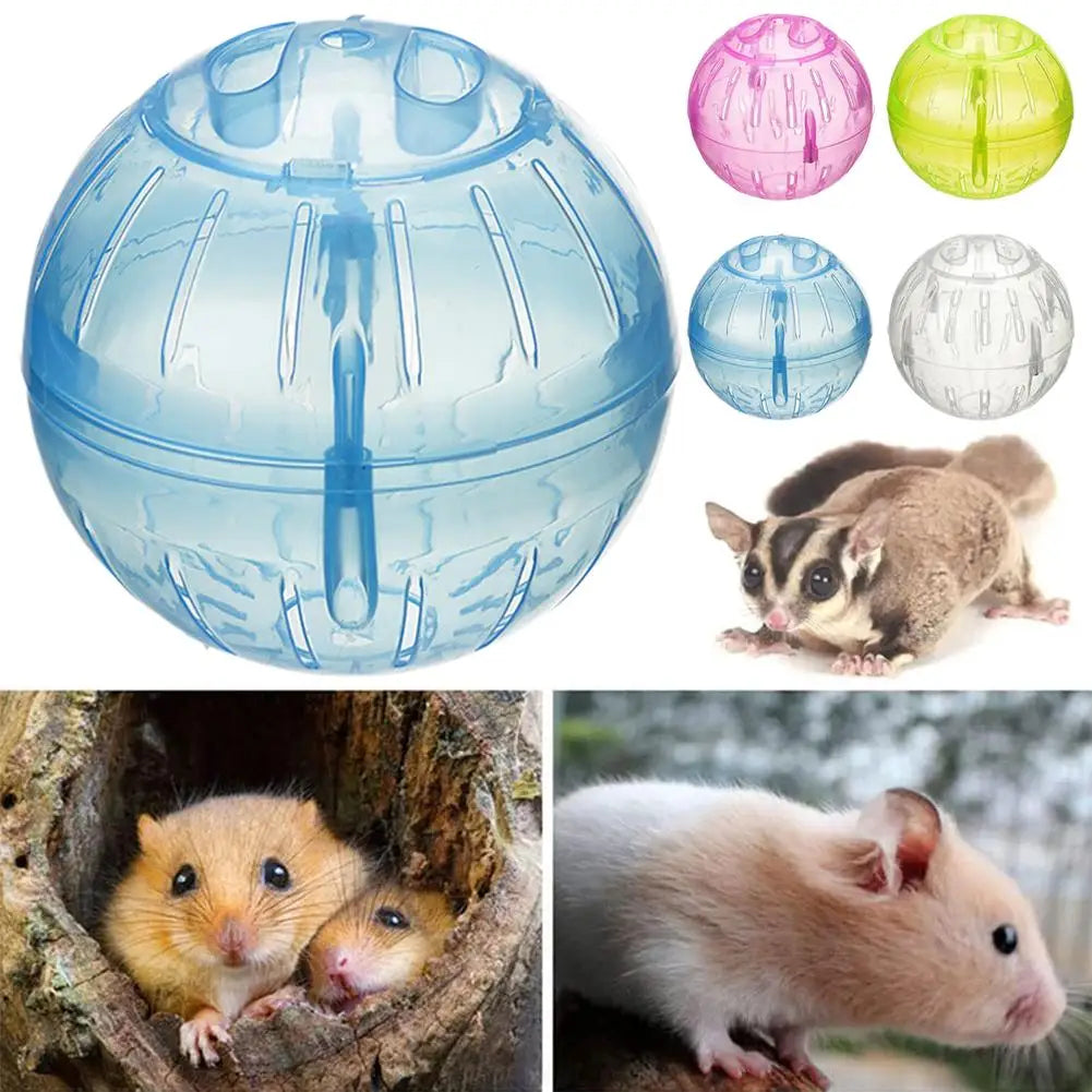 Transparent Acrylic Hamster Exercise Wheel Escape Proof Small Safe Portable Lightweight Multi Activity Pet Cage Design P5F9