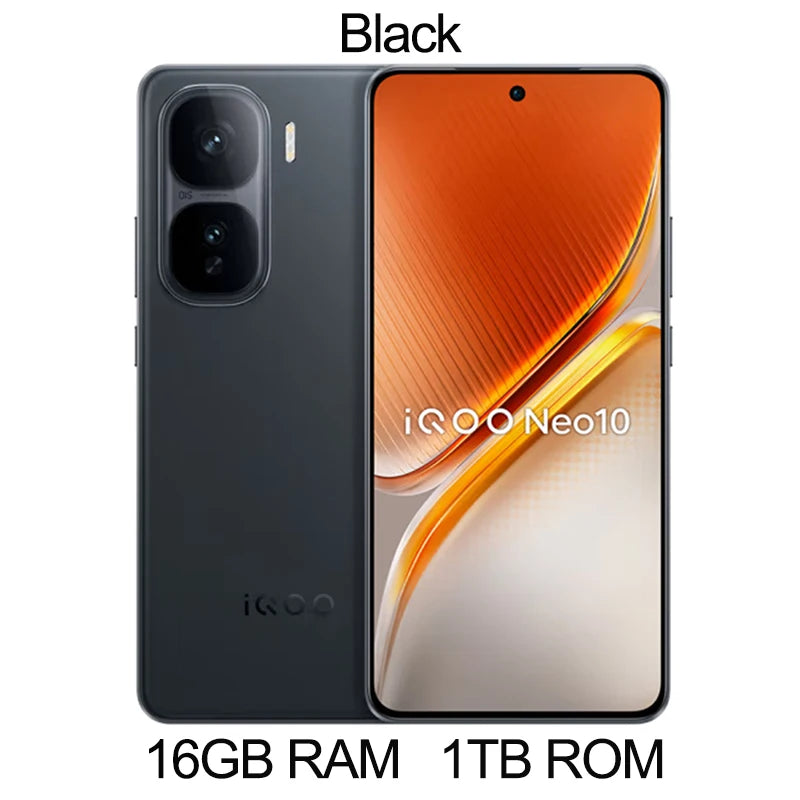 Original VIVO iQOO Neo 10  6100mAh Battery 120W SuperVOOC 50MP  IMX921 OIS 6.78 Inch AMOLED 144Hz Snapdragon 8 Gen 3   NFC OTA