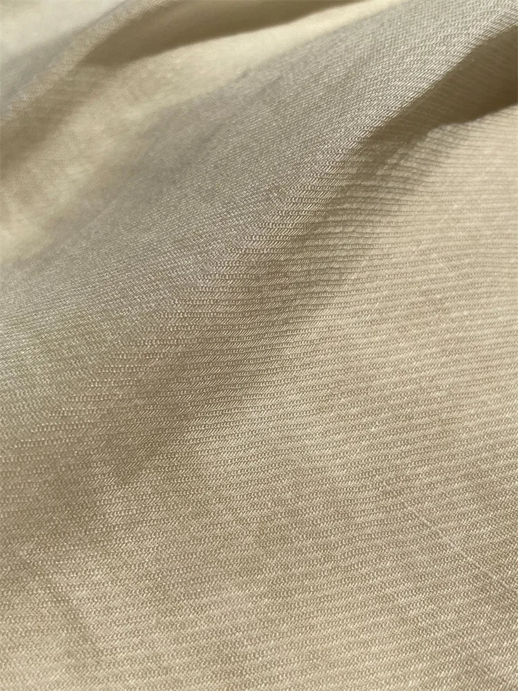 HanOrange 2024 Summer Lazy Linen Casual Knee Length Pants Women Loose Thin Anti-transparent A-line Profile Five Cents Trousers