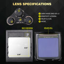 Welding Mask 1/1/1/1 Auto Darkening Welding Helmet 100x97mm Large View TRUE Color 4 Sensors for MIG MAG MMA Welder Machine