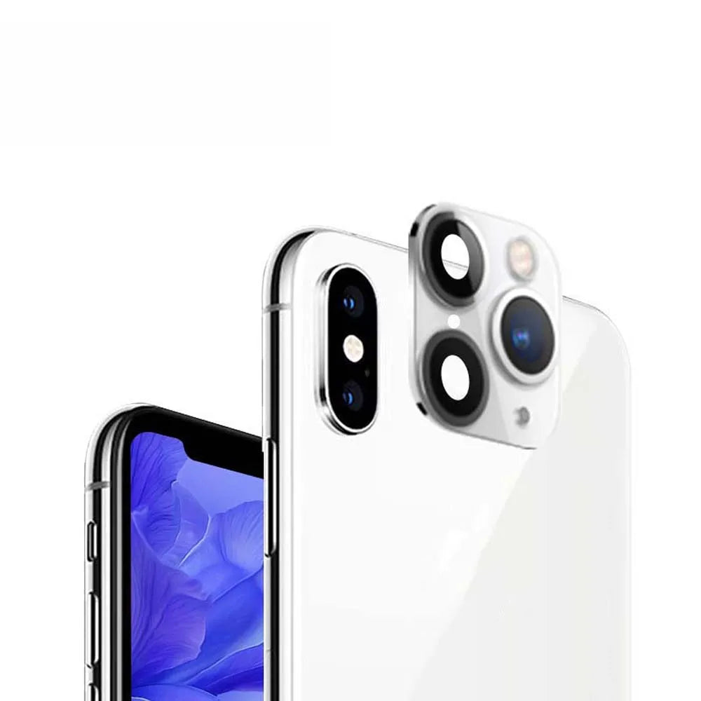 Fake Camera Lens Sticker Seconds For iPhone Phone Upgrade Screen Protector for iPhone X / XS Max Change to iPhone 11 pro Max
