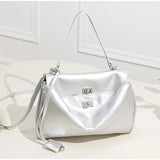 Bolso de mano de gran capacidad para desplazamientos, de piel suave de alta calidad, moderno bolso bandolera de viaje para mujer, maletín de negocios.