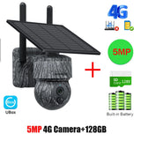 INQMEGA 5MP 4MP WIFI Wireless PTZ Solar Camera 4G SIM With Solar Panel Two Way Audio Security Protection CCTV Camera Battery Cam