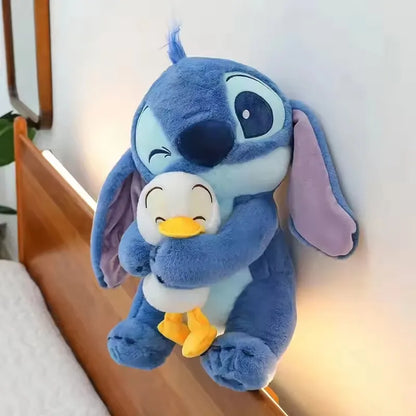 Muñeco de peluche Disney Stitch de 20 cm, Lilo y Stitch, bonito pato de peluche, regalo de cumpleaños para niños, juguetes kawaii.