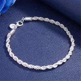 Fine 925 sterling silver Chain Stars Bracelets for women Charms fashion designer party Jewelry Holiday Wedding Gifts 