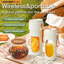 12 Blades Electric Portable Blender 350ML Juicer Fruit Mixers USB Rechargeable Smoothie Juicer Cup Squeezer Juice Maker