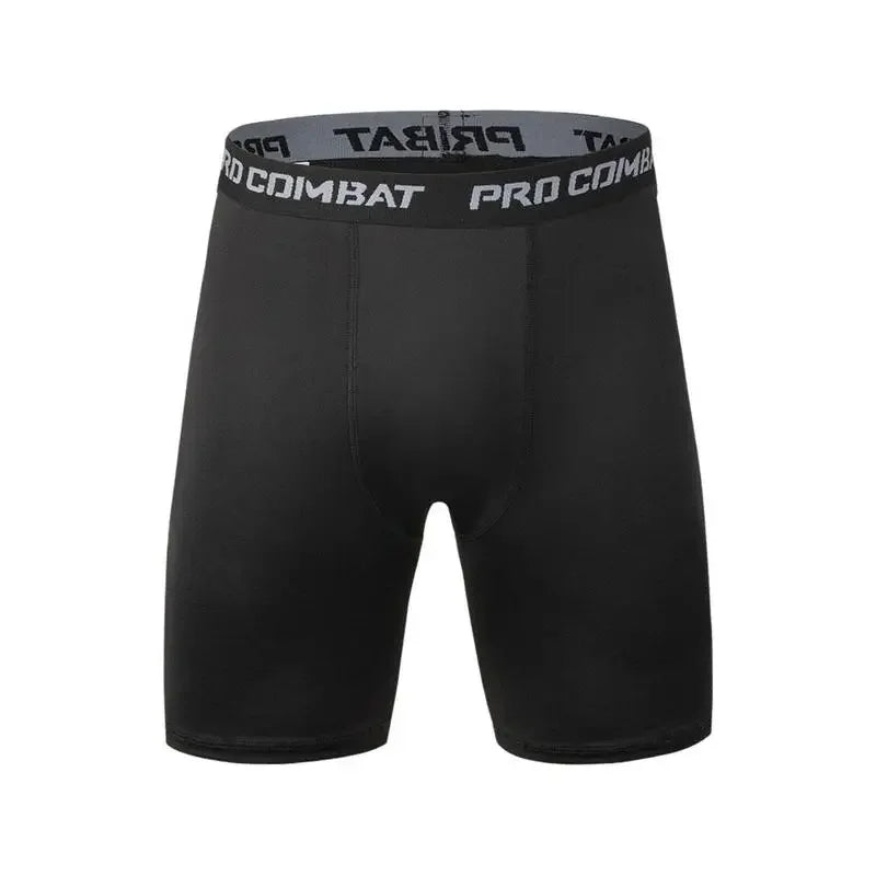 Sports New Men's Bodybuilding Shorts, Fitness Compression Tight Shorts, Sports Men's Muscle Active Elastic Tight Shorts
