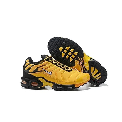 Nike TN Air Max Plus Frequency Pack Yellow Black Men Running Shoes Comfortable Sports Lightweight Sneakers AV7940-700 Original