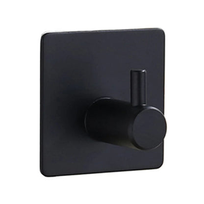 1 juego de accesorios de baño de acero inoxidable plateado, toallero, soporte para papel higiénico, gancho para barra de toalla, accesorios de baño