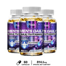 Men's Daily Multivitamin Supplement - Provides Cognitive Brain Health, Energy and Stamina, and Muscle Mass Vegan