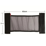 Car Back Rear Trunk Storage Mesh Fixed Straps Car Interior Organizer Extinguisher Storage Net Seat Back Fixing Bag