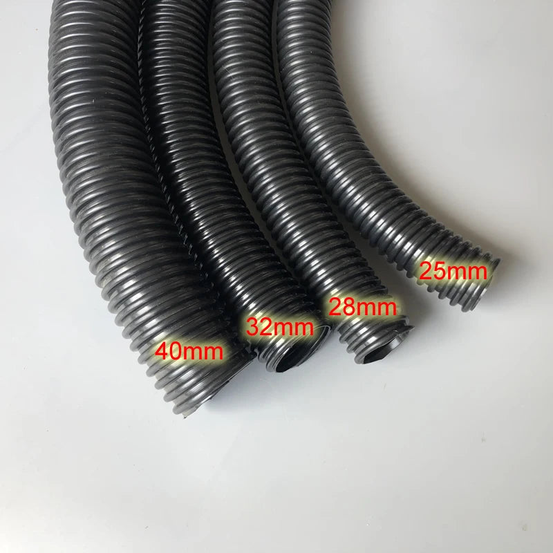 vacuum cleaner bellows  straws thread Hose soft pipe durable inner 25mm 28mm 32mm 40mm vacuum cleaner parts