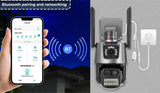 9MP PTZ Wifi Camera Three Lens Dual Screens Outdoor Surveillance CCTV Cameras Ai Human Detect Security IP Camera Auto Tracking