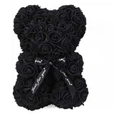 Urso de Pelúcia de Rosas Artificiais Eternas (Modelo 2026) – Presente e Decoração para Dia das Mães, Aniversários, Dia dos Namorados e Datas Especiais