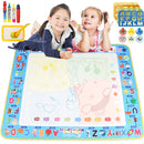100x80CM Magic Water Drawing Mat with Reusable Magic Pens Doodle Montessori Painting Board Educational Toys Kids Gifts 39X31in