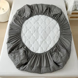 Bedspreads Cover Fitted Bed Sheets Waterproof Mattress Coverlets Elastic Band Protector Pads for Single/Double/King/Queen Bed
