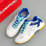 Kawasaki New Badminton Shoes Sneakers Mens Tennis Breathable Anti-Slippery Sport Shoes for Men Women K-065D