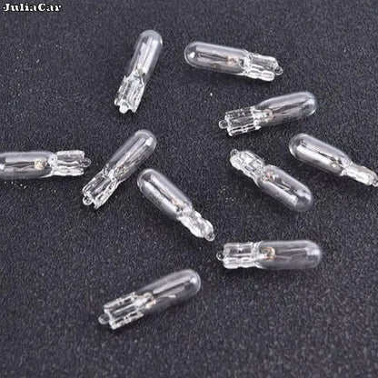 20Pcs Halogen T5 W2W Bulb 12V Car Instrument Lights Dashboard Bulb Auto Interior Warnning Light
