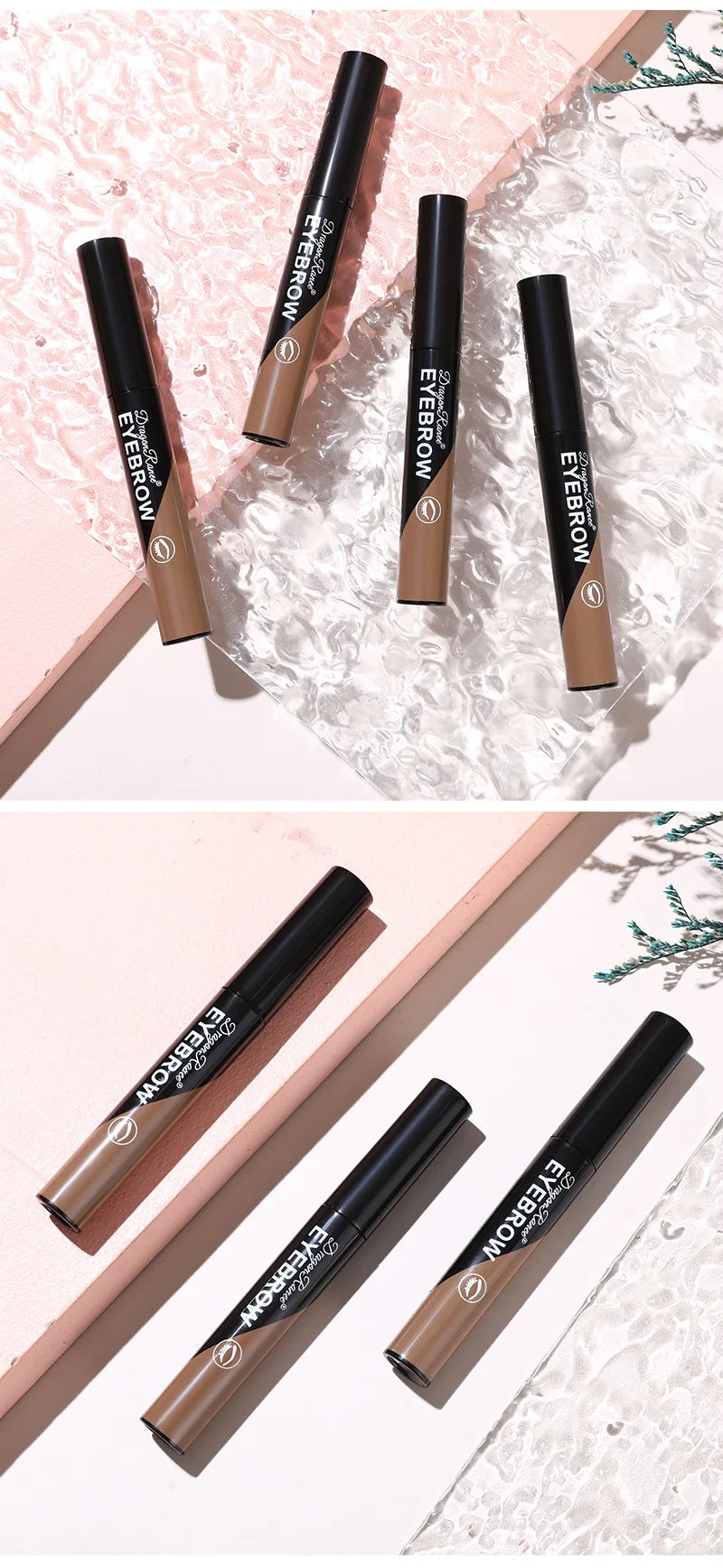 Peel-off Waterproof Tint Eyebrow Gel Makeup Long Lasting Eye Brow Enhancers Liquid Gel Tear Wear Easy Natural Brown Gray Tattoo