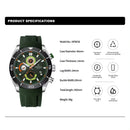 NAVIFORCE Sport Watch for Men Waterproof Quartz Wristwatch Chronograph Military Clock With Luminous Reloj Hombre Male Gift 2024