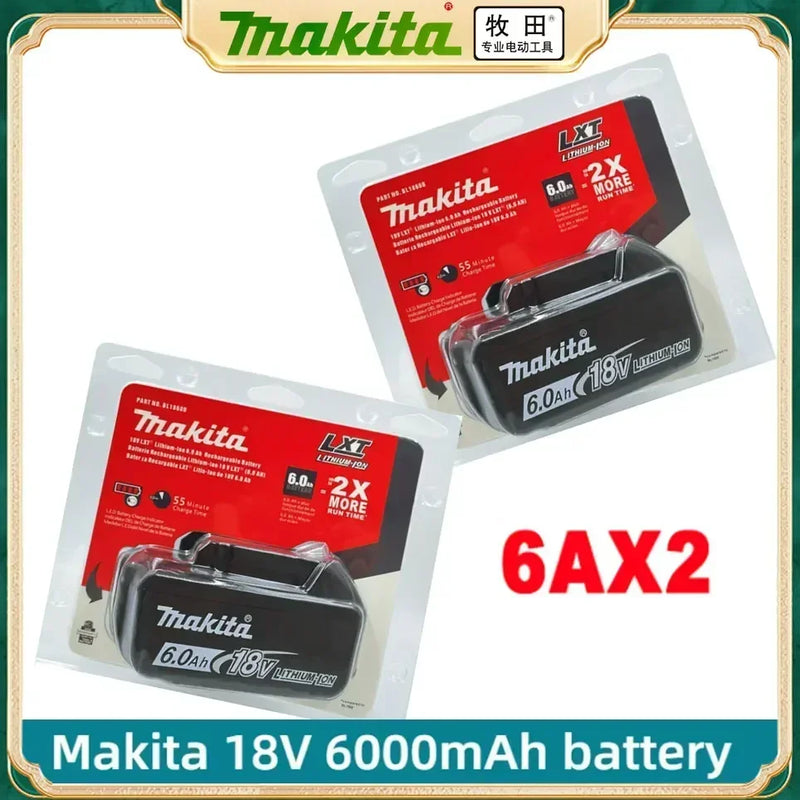 100% Genuine Makita 18v 6.0Ah Replacement battery bl1850b BL1850 bl1860 bl 1860 bl1830 bl1815 bl1840 LXT400 for makita tools
