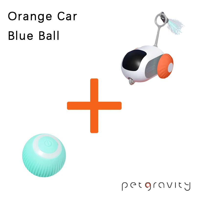 Juguete interactivo inteligente para gatos con gravedad para mascotas, automático, con movimiento y control remoto, para interiores, con forma de pelota, para perros.