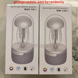 Creative Colorful Jellyfish Lamp Bluetooth Speaker HiFi Stereo 1800mAh Sports Jellyfish Speaker with Lights for Home Office