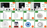 PGST door sensor, smart home door and window security detection, door opening alarm, 433MHz door detector, used to detect