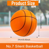 Silent Dribbling Basketball Indoor Foam Ball Size 3/5/7 High Bounce Noiseless Non-deforming For Indoor Training Basketball