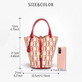CH Large Capacity Commuter Travel Handbag Luxury Brand Fashion Texture Letter Printed Women's Shoulder Bag