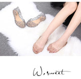 Women's Flat Bottom Plastic Jelly Sandals Hollow out Slip-On Beach Shoes Comfortable Lightweight Summer Footwear