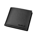 New Pu Leather Men Short Wallet Thin Style Folding Young Men Credit Card Holder Wallet Men Multi-slot Newly Designed Purses
