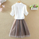 2025 New Women's Tops Fashion Women Summer Chiffon Blouse Short Sleeve Casual Shirt White Ropa Mujer Blusas Feminino
