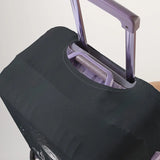 Raccoon Moon Playful Black Bottom Pattern Luggage Protective Cover, suitable for 18-32 inch luggage covers, luggage handle glove