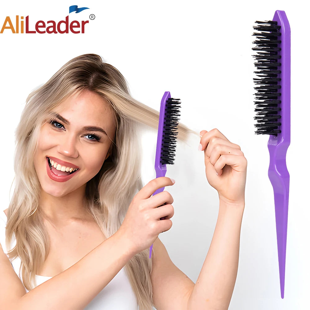 Cepillo de pelo de nailon de alta calidad para mujer, 1 unidad, para peinar el cabello, cola de caballo, esponjosa, de viaje, accesorios de peluquería.