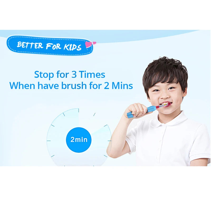 Oral B Electric Toothbrush for Kids Rotation Clean Teeth for Kids 3+ Soft Bristle for Child Waterproof Toothbrush