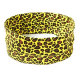 Fashion Leopard Print Sports Headband Yoga Headband Women's Fitness Elastic Cotton Sweat-Absorbing Headscarf Athletic Headwear