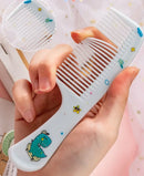 2Pcs Kids Hair Comb Set Cute Portable Anti-Static Plastic Hairdressing Comb For Girls Hair Comb Cartoon Baby Chil