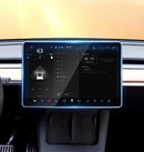 Protector de pantalla de vidrio templado YZ para consola central Tesla Model 3 Y, película HD antirreflejo, accesorios de protección de pantalla