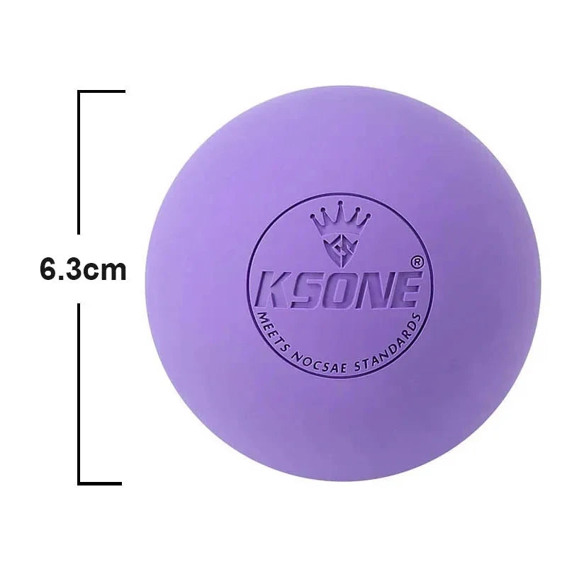 Pelota de masaje de fascia de 6,3 cm para liberación miofascial, masaje de cuello y pies, yoga, fitness, relajación muscular, cuidado de la salud.