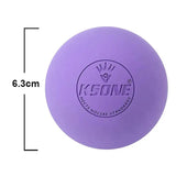 Pelota de masaje de fascia de 6,3 cm para liberación miofascial, masaje de cuello y pies, yoga, fitness, relajación muscular, cuidado de la salud.