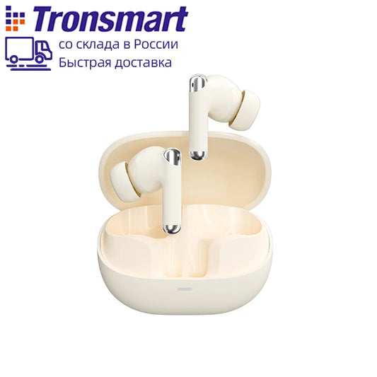 Tronsmart Sounfii R4 Bluetooth Earphones Wireless Earphones with Quad-Mic Call Noise Reduction, 28H Playtimes