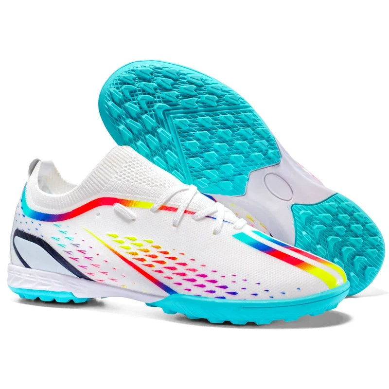New Men Soccer Shoes Adult Kids Comfortable Football Boots Top Quality Breathable Sport Outdoor Training Shoes Non Slip FG