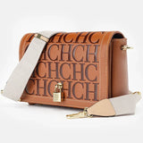 CH Autumn and Winter Solid Color Crossbody Bag Letter Printing High Quality Women's Fashion Elegance 2025 Classic Women's Bag