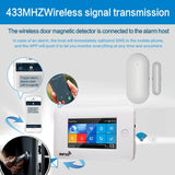 PGST door sensor, smart home door and window security detection, door opening alarm, 433MHz door detector, used to detect