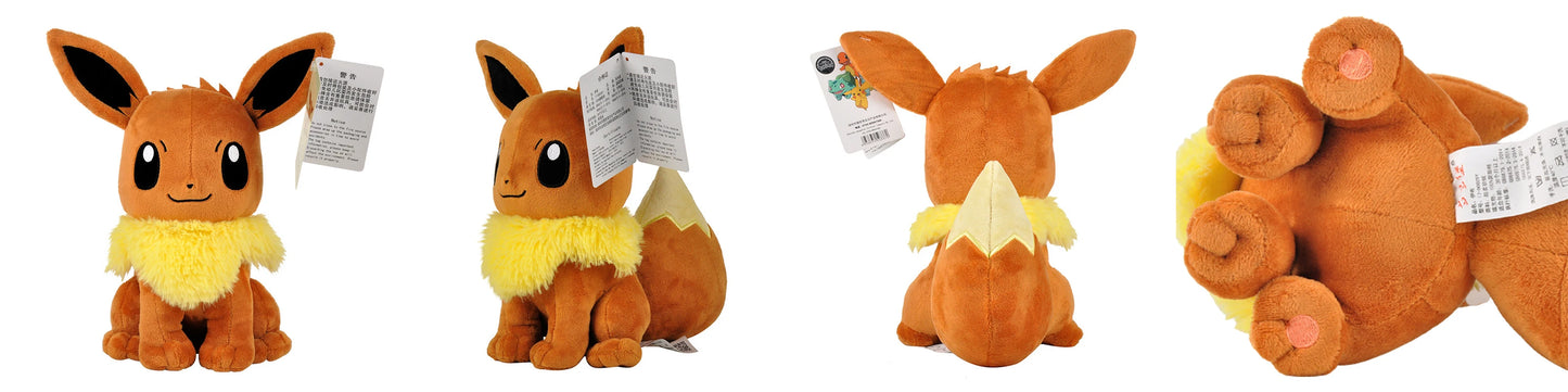 Peluche de Pokémon de alta calidad con etiqueta, dibujo animado de Pikachu, Charmander, Squirtle, Bulbasaur, muñeco de peluche, regalo para niños.