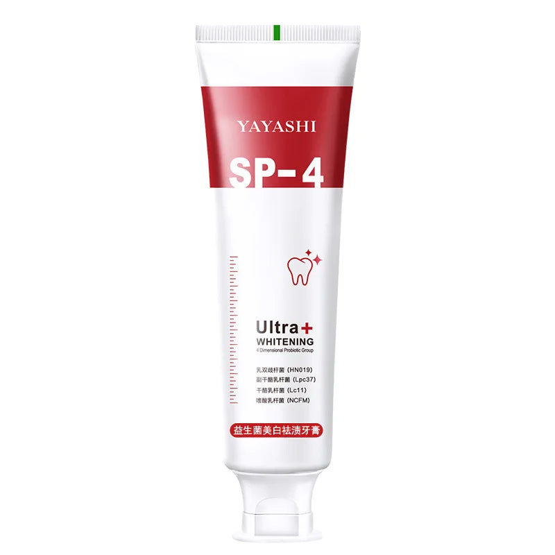 Quick Repair Cavities Caries Probiotic Toothpaste Clean Whiten Remove Yellow Plaque Protect Gum Reduce Tooth Stains Fresh Breath