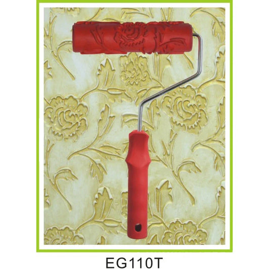 Decorative Paint Roller Pattern Embossed Texture Painting Tools for Wall Rubber Airless Paint Machine Household Brush EG321T